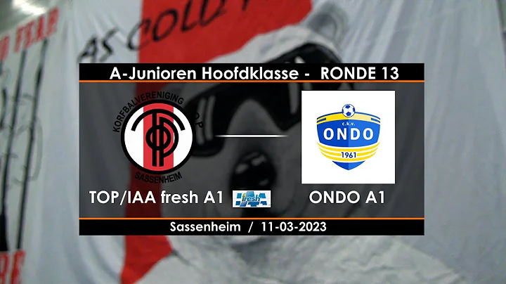 TOP/IAA fresh A1 tegen C.K.V. ONDO A1 op zaterdag 11 maart 2023 om 17:00
