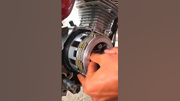 Honda 125cc bike Clutch plate lagane ka sahe tariqa | 125cc clutch plate installation #125cc #shorts