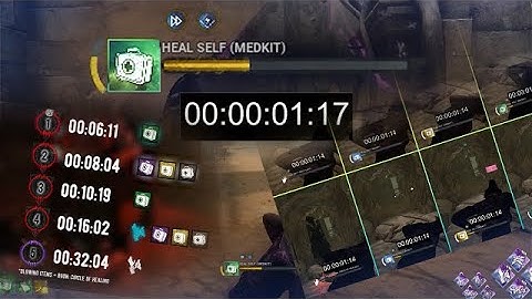Healing Speed Comparison (Boon, Syringe, Fastest Heal Possible)