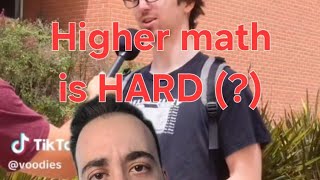 Higher math is 