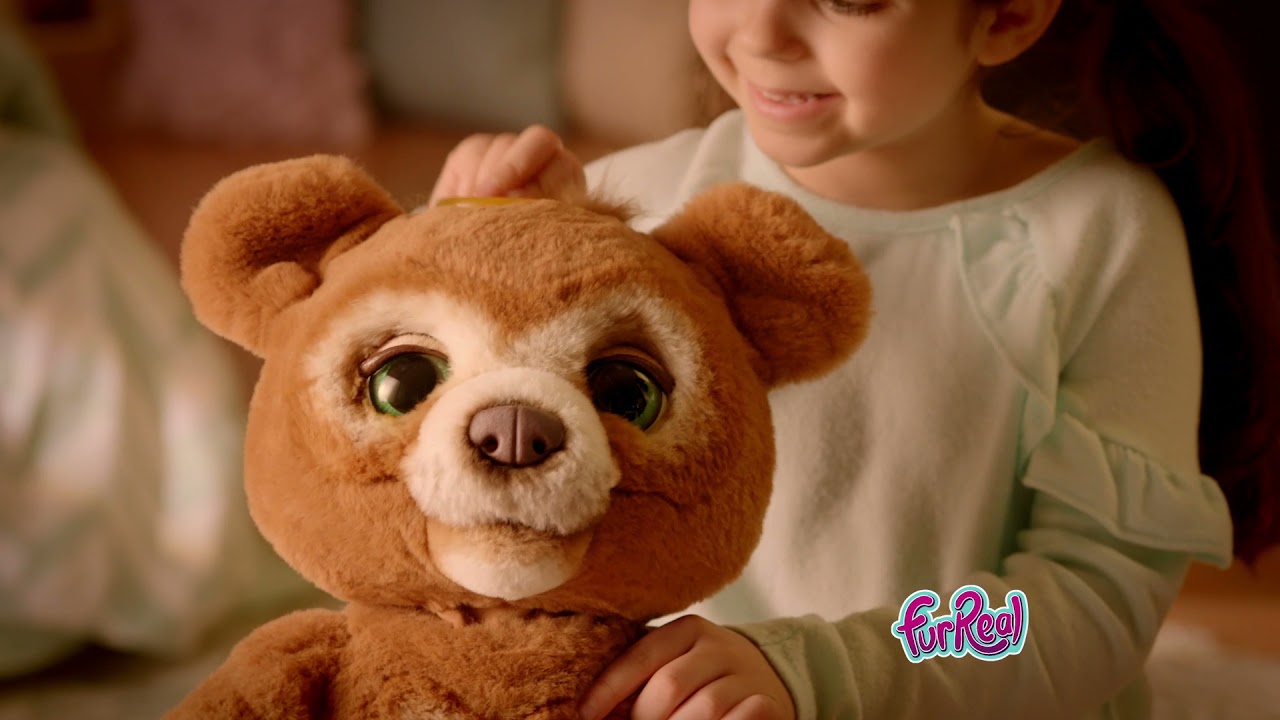 Cubby Hasbro l'ours ourson curieux interactif peluche FurReal - Jeux & Jouets