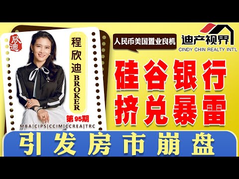 硅谷银行挤兑暴雷，会引发房市崩盘吗？在哪里存钱安全？人民币美国置业机会《程欣迪•迪产视界》第95期 Mar 12, 2023