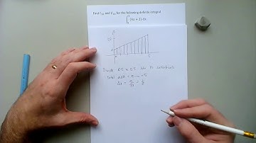 EXAMPLE: Finding a specific upper and lower sum for the integral of a linear function