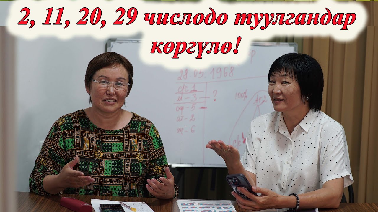 2, 11, 20, 29-да ТУУЛГАНДАР КӨРСҮН. ӨТӨ КЫЗЫКТУУ ВИДЕО! МИНИРАЗБОР ЧИСЛО 2 сюцай кыргызча