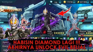 HABISIN 💎 DIAMOND LAGI !! AKHIRNYA UNLOCK SKIN BELIAL ATROCIOUS - ULTRAMAN LEGEND HERO screenshot 5