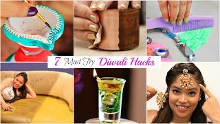 7 DIWALI Hacks You MUST Try - Decoration Ideas | #LifeHacks #Fun #Anaysa