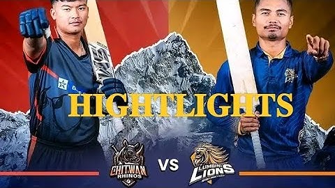 "Epic Clash: Chitwan Rhinos vs. Lumbini Lions | Unforgettable NPL Highlights!"