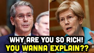 Scott Bessent SHUTS DOWN Elizabeth Warren's Insider Trading Accusation Against Trump