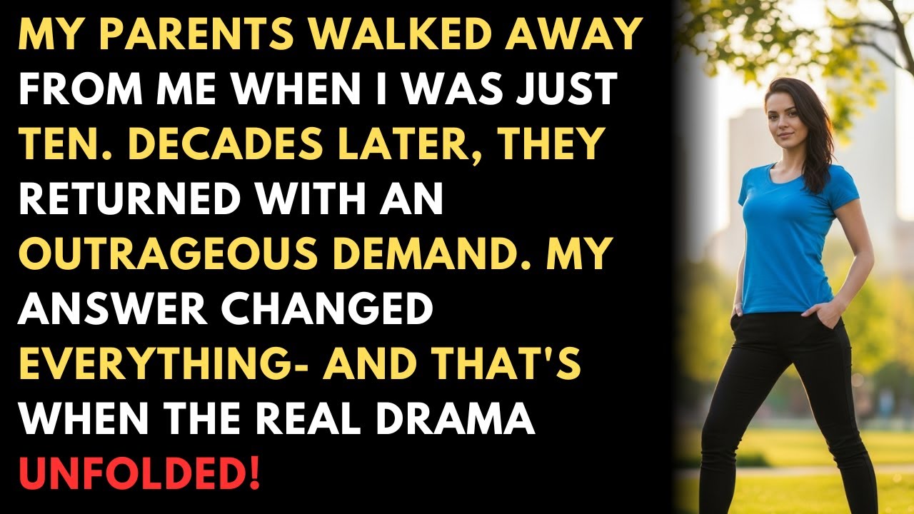 MY PARENTS WALKED AWAY FROM ME WHEN I WAS JUST TEN. DECADES LATER, THEY RETURNED WITH AN OUTRAGE...