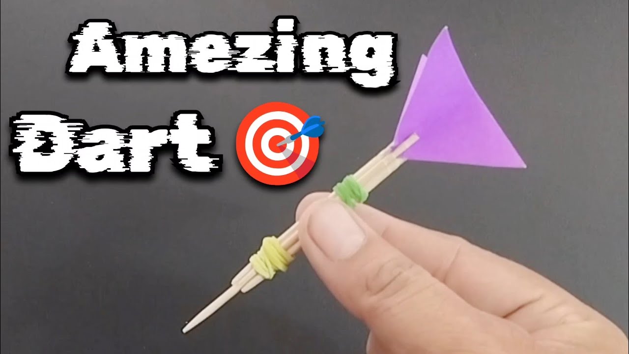 Dart Making Dart 🎯 || How to make Dart || How to make Toothpick Dart - YouTube
