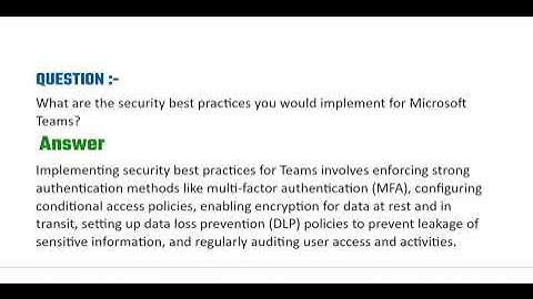 Part#8| Microsoft MS-700 | Microsoft 365 Certified Teams Administrator Associate | Interview Q&A