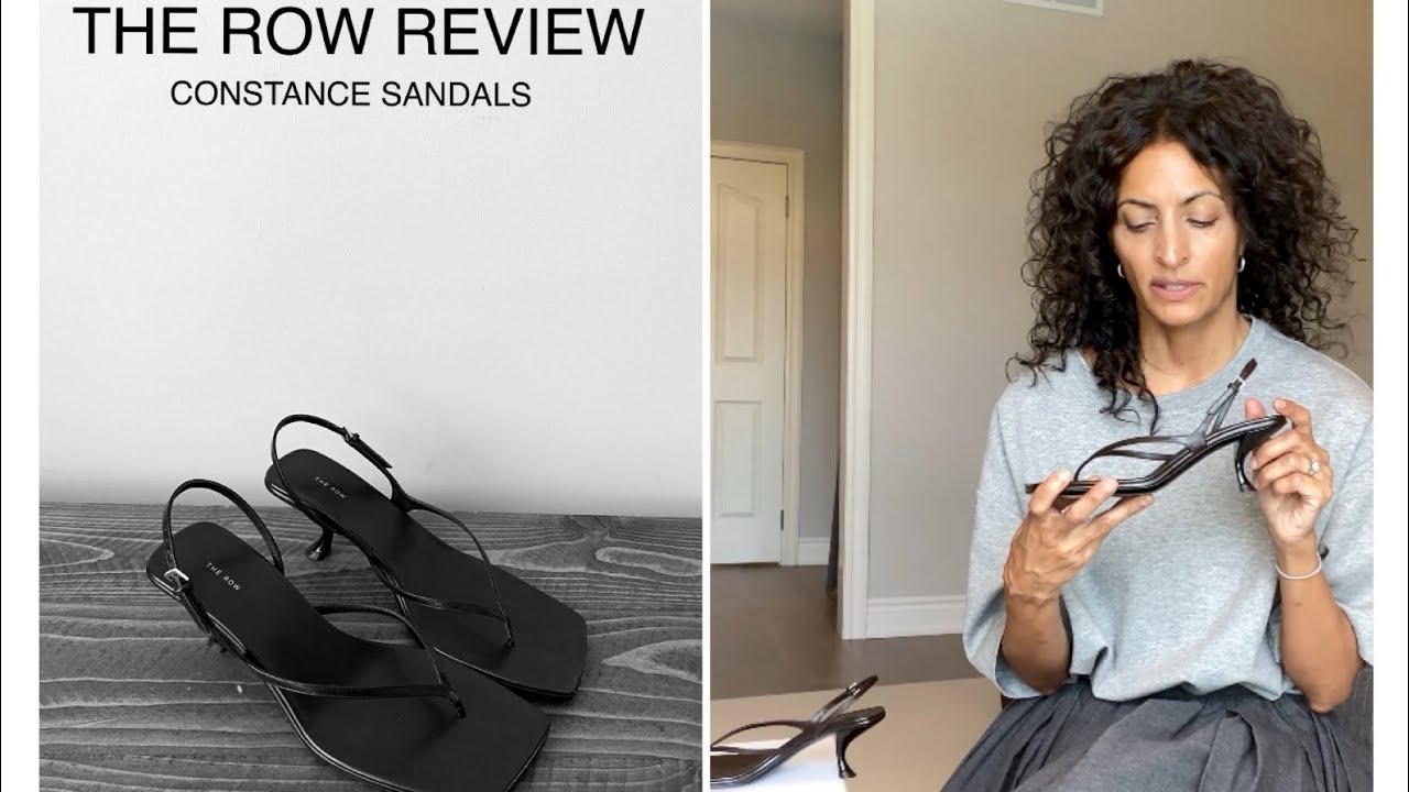 ユ*ナ様 THE ROW Constance Sandals サイズ37 REVIEW - The Row Constance thong sandals heels review. Fit/sizing