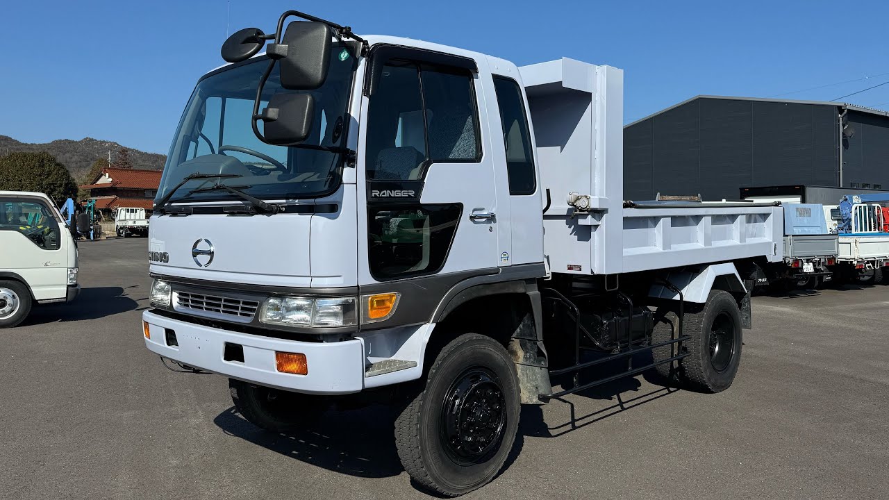 H8 レンジャー 高床 4WDダンプ Hi/Lo切替式 行政ワンオーナー 5万km 倉庫保管の極上車