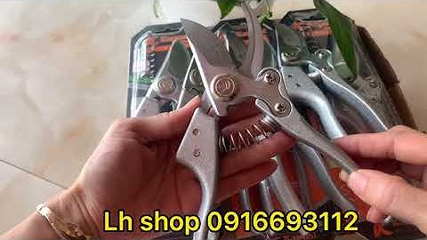 Kéo cắt cây cảnh kapusi 8618 thương hiệu Nhật Bản ,chữ chìm trên kéo lh shop 0916693112