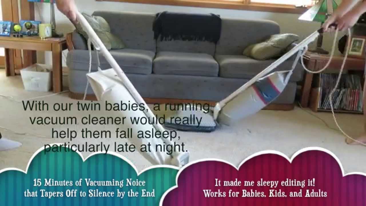 Calm a Crying Baby with the Hoover Vacuum Dance [Sound tapers Off