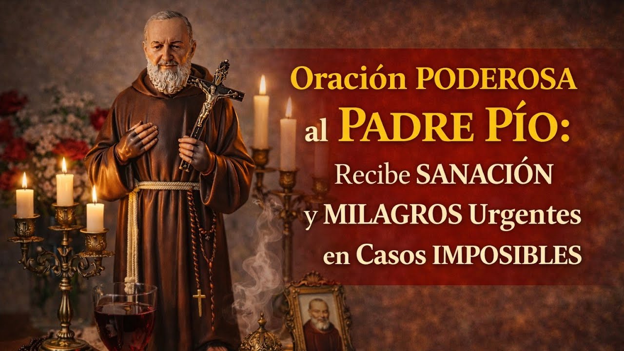Oración Poderosa al Padre Pío: Recibe Sanación y Milagros Urgentes en Casos Imposibles