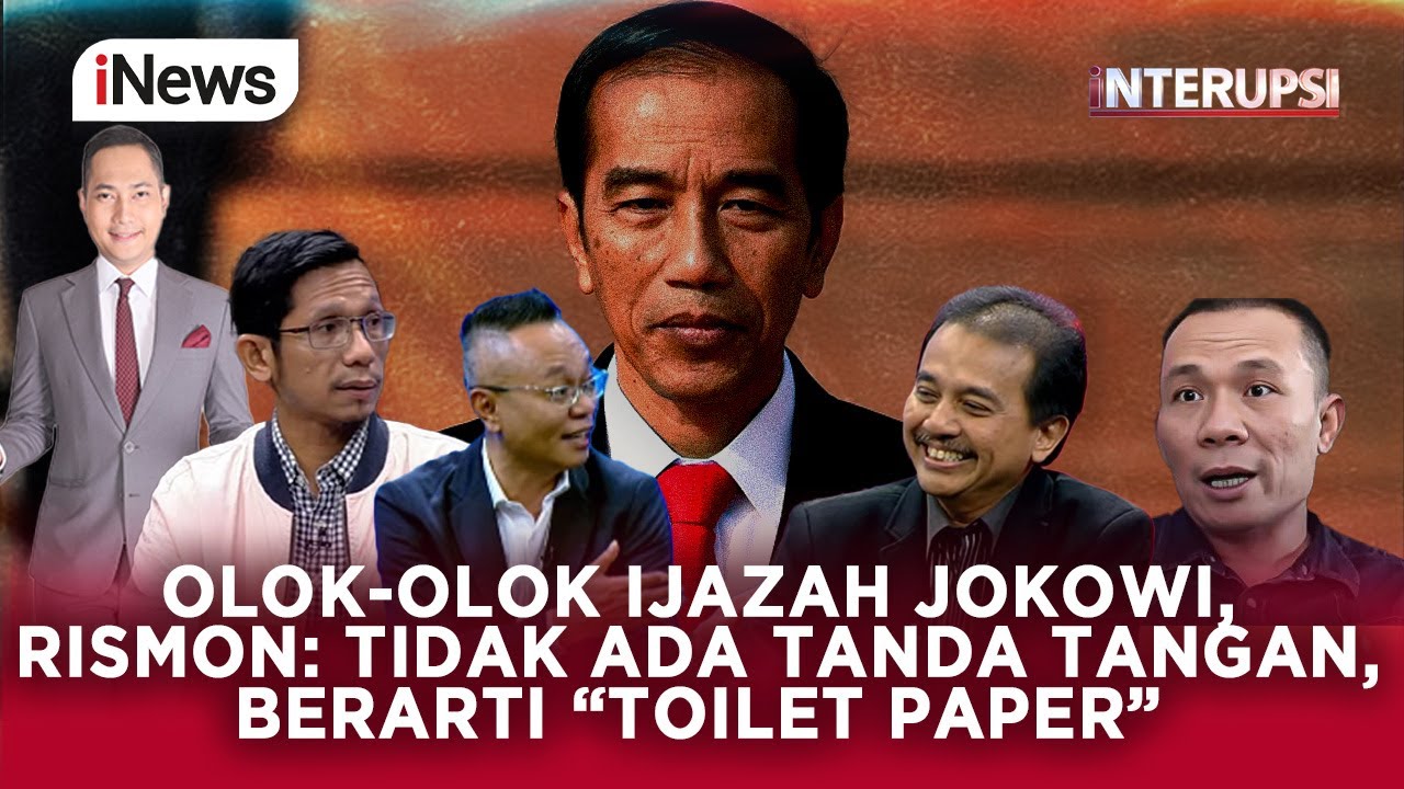 Olok-olok Ijazah jokowi, Rimon : Tidak ada Tanda Tangan Berarti 