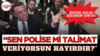 Adalar seçiminde Özgür Çelik çileden çıktı: \