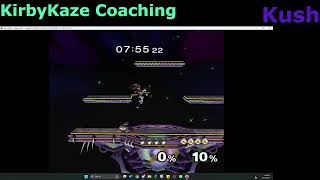 KirbyKaze Coaching with Kush - Sheik vs Marth, SH Aerial Footsies, Movement vs Fair, Using Needles