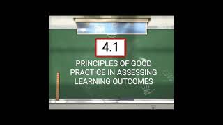PRINCIPLES OF GOOD PRACTICE IN ASSESSING LEARNING OUTCOMES #educ60 #reporting