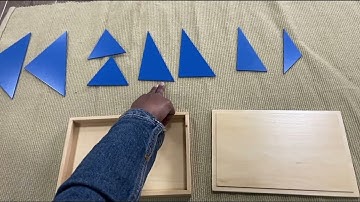 Sensorial - Constructive Triangles (Rectangular box 2)