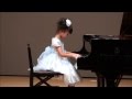 バッハ メヌエット ト短調 BWV Anh.115 ピアノ発表会 6歳