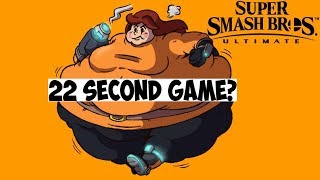 FASTEST MII GUNNER GAME EVER - 22 SECOND ELITE SMASH FULL GAME screenshot 4