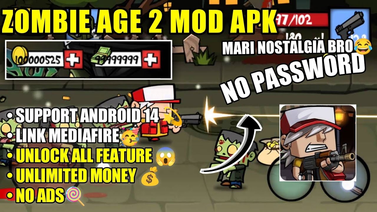 Zombie Age 2 Mod Apk Unlimited Money Premium Mod Apk