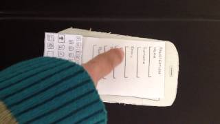 Paper Prototype By Nilüfer Ceylan & Gülcan Çiçek (Gyte) Resimi