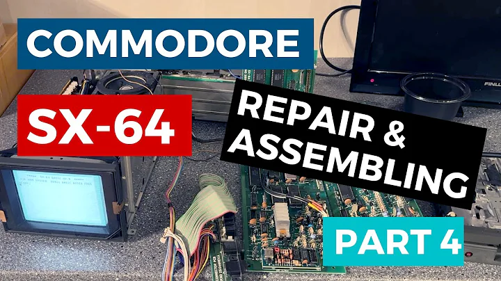Commodore SX-64 restoration, recapping and repair - Part 4 - Assembly and floppy drive repair