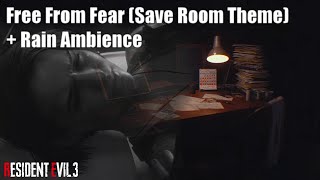 Resident Evil 3 Remake  Save Room Theme with Rain Ambience