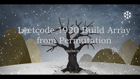 1920  Build Array from Permutation
