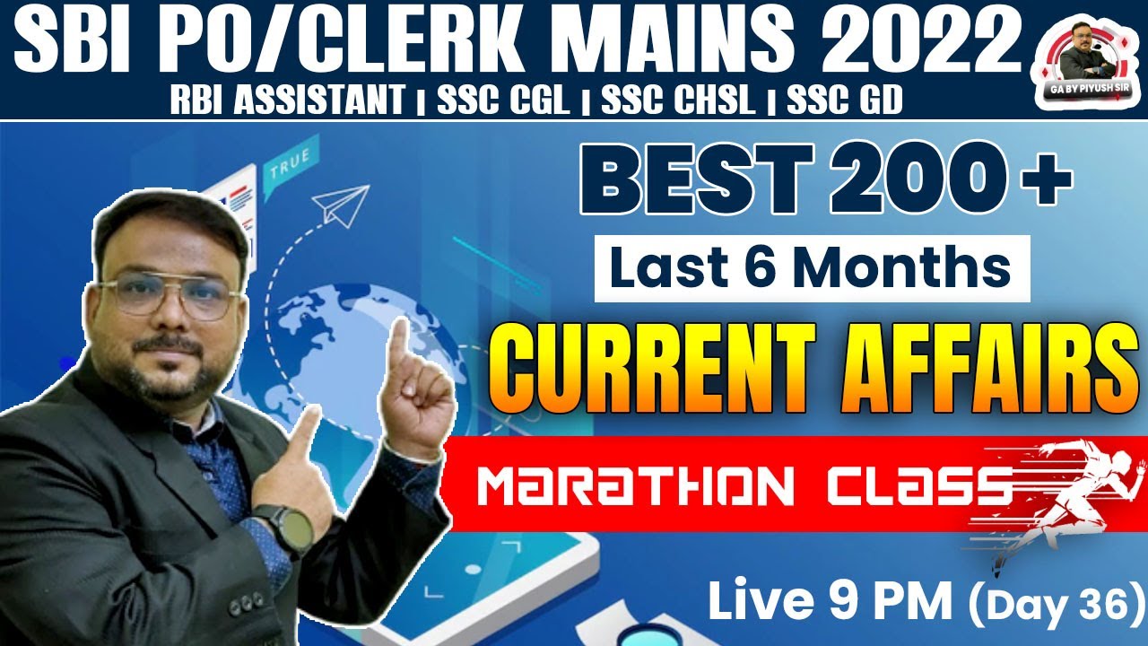 SBI CLERK MAINS | SBI PO MAINS 2023 | BEST 200+ Last 6 Months Current ...