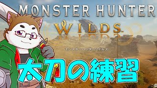 【モンハンワイルズ】太刀の練習をしたい