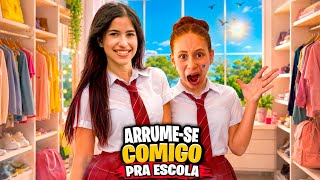 ARRUME-SE COMIGO PARA A ESCOLA ATRASADA! * mostrei tudo ! ( Susu e família ) 