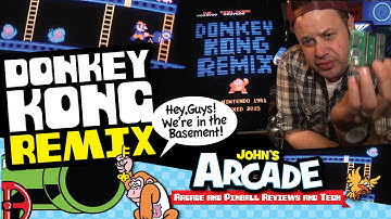 DONKEY KONG REMIX Arcade Mod with D2K - How to install plus Gameplay REVIEW!