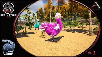 Modded Ark: Extinction core From spawn to electronics in 1 hour Part 1 (mature content)