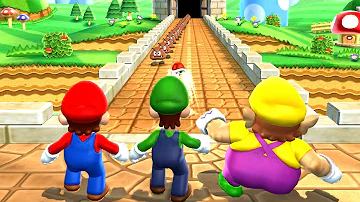 Mario Party 9 Step It Up - Mario vs Luigi vs Wario (Master CPU)