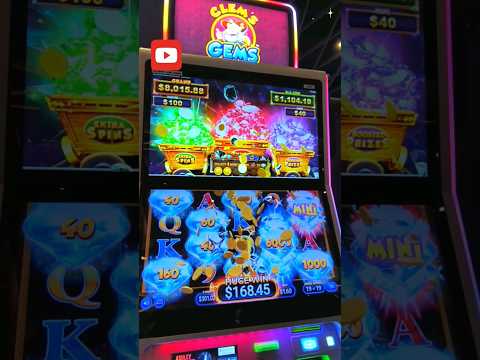 Huge Win playing Clem's Gems Full Carts #casino #slotmachines #fyp #shorts #2024 #fypシ