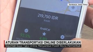 Aturan Transportasi Online Diberlakukan