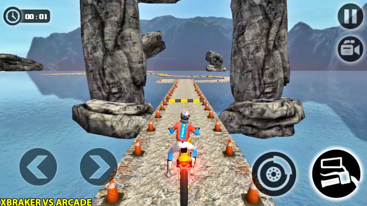 Tricky Moto Bike Trails Master - Impossible Moto Bike Stunt Simulator - Android Gameplay Walkthrough