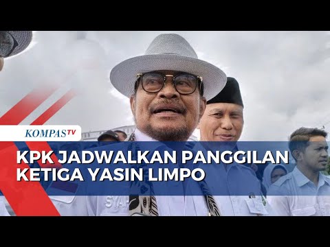 KPK Jadwalkan Panggilan Ketiga Menteri Pertanian Yasin Limpo