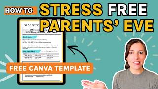 How to: Streamline Parents' Evening with This Free Canva Template