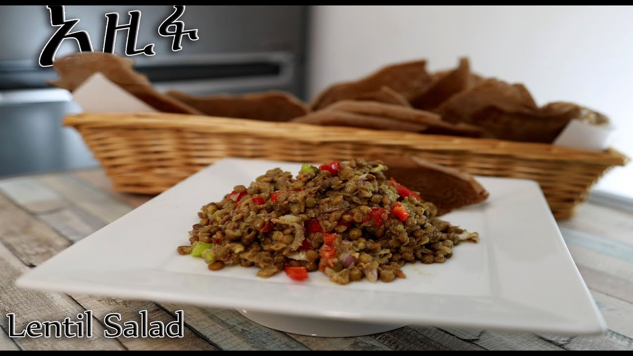 lentil salad,, አዚፋ