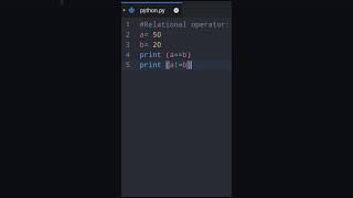 python coarse day -9 #relational operator# beginner friendly