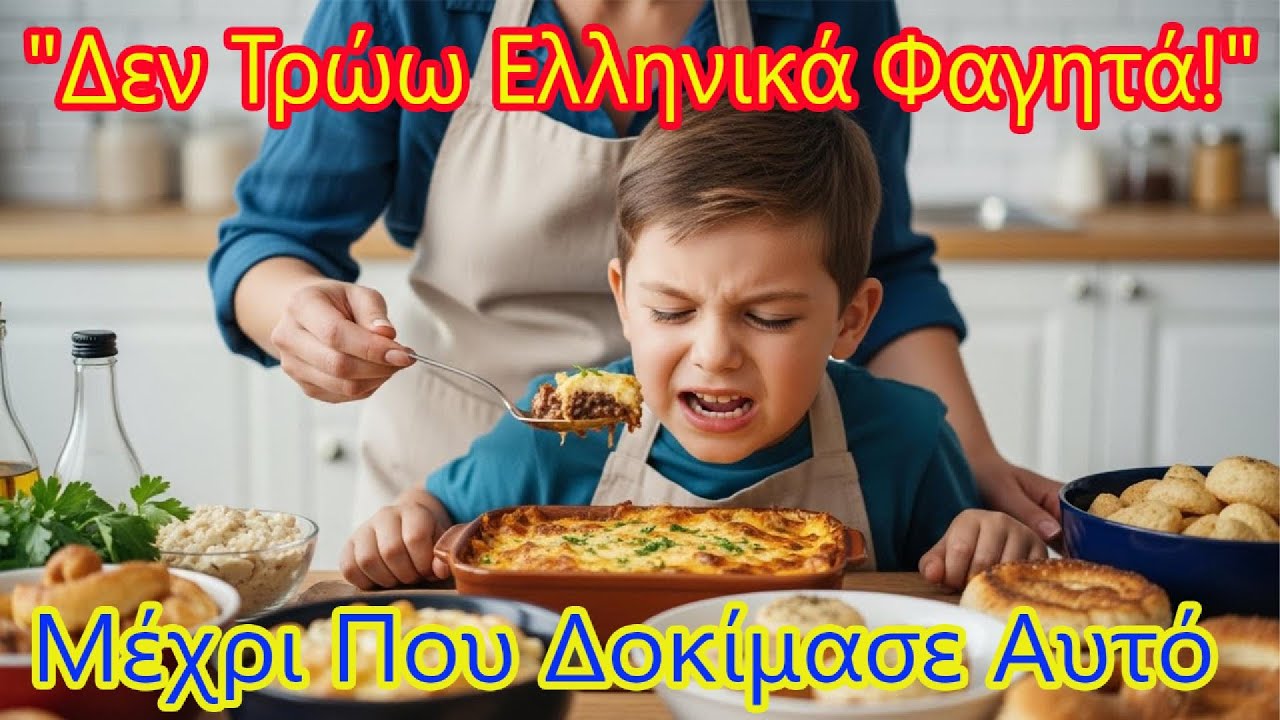 Ο γιος μου δεν έτρωγε ελληνικό φαγητό, αλλά αφού δοκίμασε αυτό το πιάτο, όλα άλλαξαν