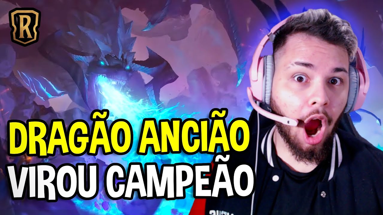 REACT DRAGÃO ANCIÃO ESTÁ CHEGANDO COMO CAMPEÃO EXCLUSIVO | LEGENDS OF ...