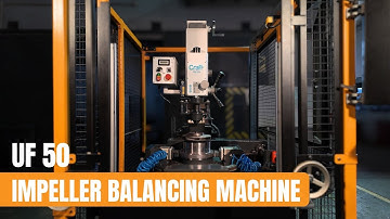UF 50 - VERTICAL BALANCING MACHINE WITH TOP MILLING UNIT FOR IMPELLERS