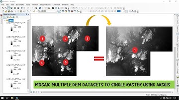 Mosaic Multiple DEM datasets to Single Raster using ArcGIS