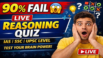 Math Reasoning Quiz Puzzle 🤔 | IAS SSC Level Logic Questions